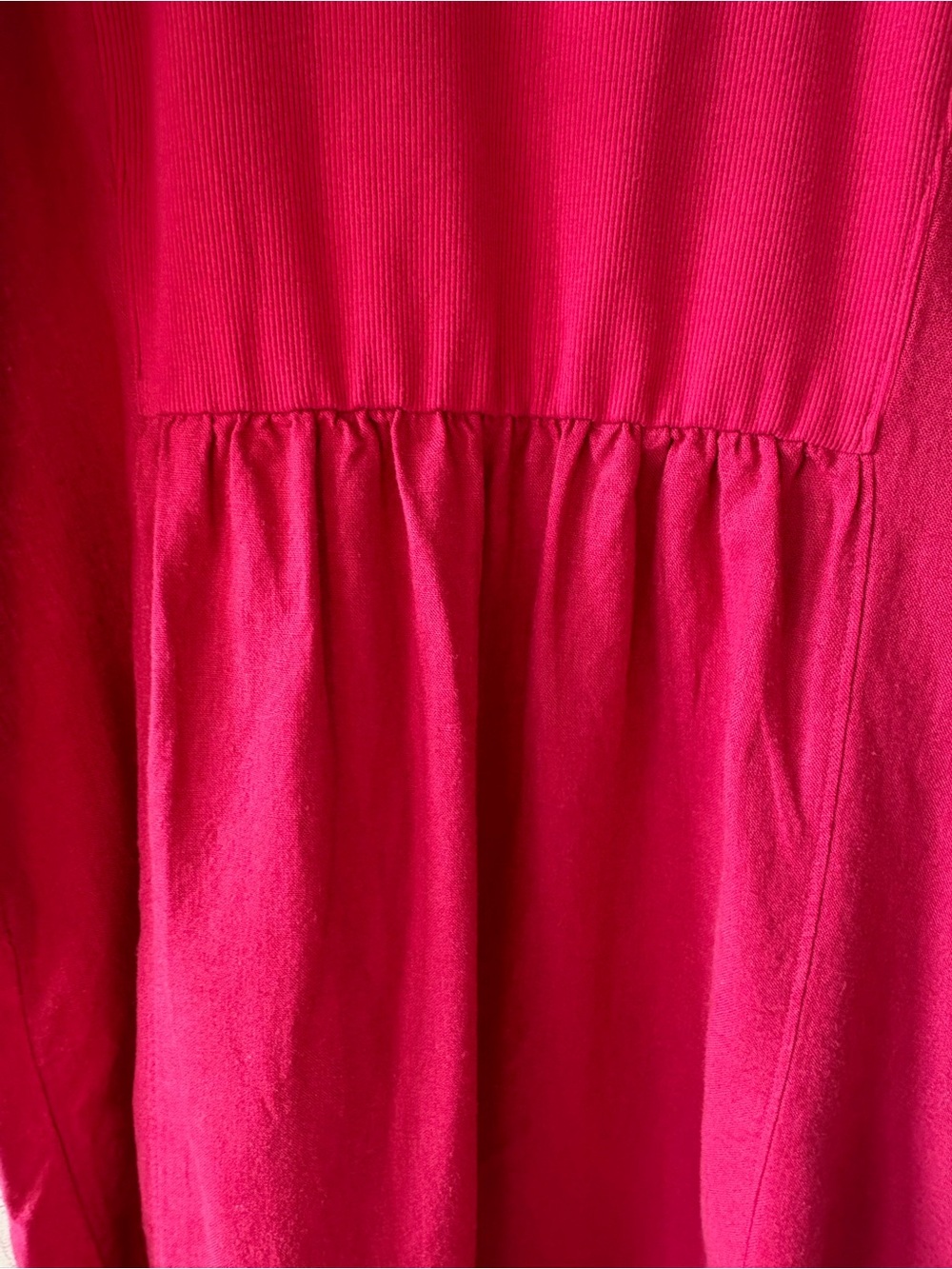 Coldwater Creek Linen Sleeveless Maxi Dress Sz 1X Pockets Asymmetrical Pink Boho - Picture 8 of 14